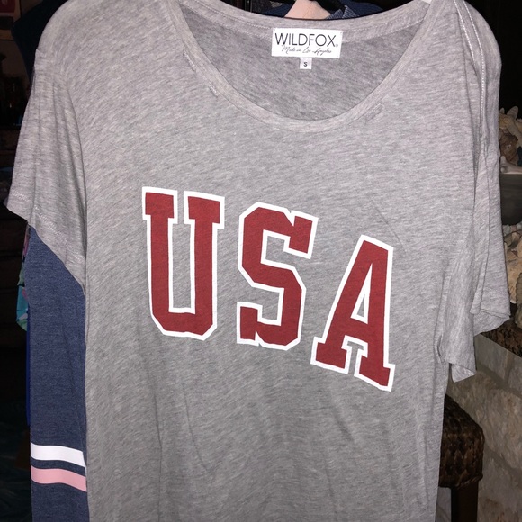 Wildfox Tops - WILDFOX USA Tee